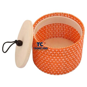 TOP PRODUCT Versatile <b>Bamboo</b> Storage Boxes: Set of 2 for Jewelry, Art Tools, and Everyday Essentials. - Product Image 2