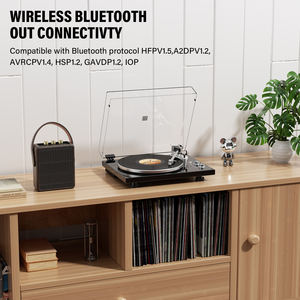 <span class=keywords><strong>Tocadiscos</strong></span> Bluetooth HiFi, <span class=keywords><strong>Tocadiscos</strong></span> de Vinilo Vintage, <span class=keywords><strong>Tocadiscos</strong></span> con Codificación USB, Reproductor de Vinilo con Altavoces Integrados, Audio para el Hogar - Product Image 5