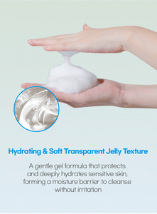 บลู เพทัล ไฮเดรติ้ง เจล คลีนเซอร์ ทำความสะอาดผิวอย่างอ่อนโยน ล้ำลึก ให้ความชุ่มชื้น ลดการระคายเคือง ล้างหน้า ลดรอยสิว สำหรับผู้หญิง เจจู - Product Image 2