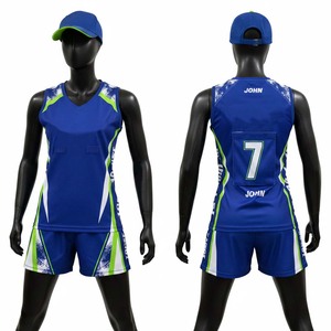 Men's 7V7 Netball Uniform Breathable Micro Interlock Polyester <b>Red</b> Black White Cross Panel Sublimation Custom Logo Kits - Product Image 5