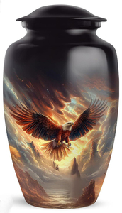 Urna Funeraria para Adultos, Diseño Moderno Americano, Hecha a Mano, Hermosa Urna Conmemorativa para Entierro - Product Image 4