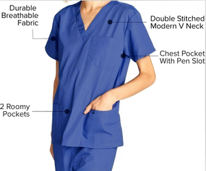 Conjunto de uniformes antiestático con traje de enfermera de enfermería, ropa de hospital, uniformes paramédicos - Product Image 6