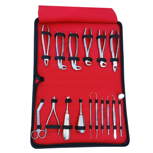 Ensemble d'instruments chirurgicaux pour implants dentaires de haute précision importés, en acier inoxydable médical, avec poignée antidérapante, forceps chirurgicaux - Product Image 1