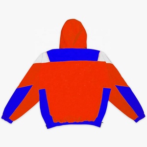 Veste à capuche mi-zippée personnalisée pour homme, coupe-vent sportif, pull-over unisexe, coupe-vent imperméable - Product Image 2