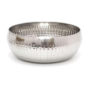 Bol mélangeur en acier inoxydable martelé, forme ronde, bols en laiton pour servir, décoration de mariage, bols de style vintage, décoration de table - Product Image 4