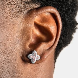 Boucles d'oreilles clous en diamant de créateur, argent sterling 925, bijoux de luxe tendance, haute brillance, étincelantes, cadeau d'anniversaire ou de fête - Product Image 3