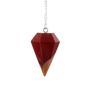 Authentique pendule Mookaite poli cristal de guérison pour l'amour Attraction Chakra guérison orientation spirituelle décor de chambre élégant - Product Image 1