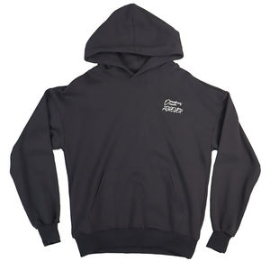 Sweat à capuche noir uni de qualité supérieure, 100% coton molletonné, lourd, écologique, décontracté, avec poche, logo personnalisé, sweat à capuche pour homme - Product Image 1