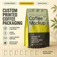 YOUYI Roastery Coffee Bag 2.2lb 5lb Sachet Doypack avec Valve de Dégazage, Qualité Alimentaire, Anti-humidité, Direct Usine, OEM