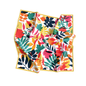 Fashion Adult <b>Silk</b> Square <b>Scarf</b> Women European American Pattern Reversible Digital Print Breathable All Seasons Daily Wear - Product Image 1