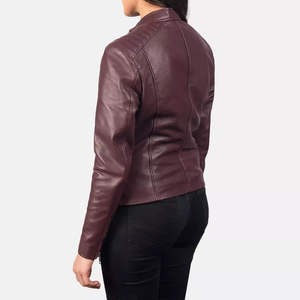 Nouvelle Arrivée 2026 – Blouson matelassé classique en cuir véritable pour femme, tissu satiné tanné, doublure en lin/nylon, haute teneur en coton - Product Image 4