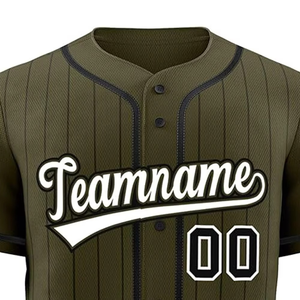 <b>Baseball</b> Jersey Short Sleeve 100% Polyester Anti-Bacterial Customizable Unisex Wear Printed Custom Logo Made Pakistan Hot Sale - Product Image 3
