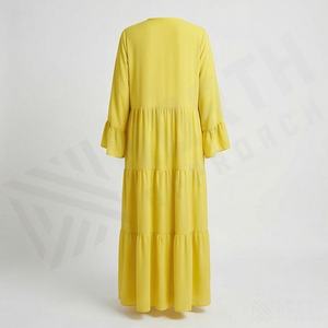 Abaya de una Pieza para Mujeres Musulmanas, Hecha en Fábrica, Venta al por Mayor, Vestido Islámico Largo, Hijab Modesto, para Fiestas Nocturnas, Proveedor de Moda en Poliéster - Product Image 2