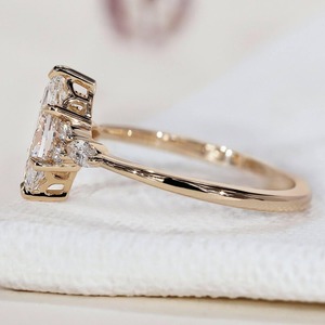 Classic High Quality Luxury Engagement Ring <b>Solid</b> <b>Silver</b> Brilliant Cut Moissanite Channel Setting Rhodium Plated for Men's - Product Image 3