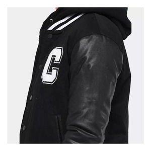 Newest Edition Sportswear <b>Leather</b> Made <b>Long</b> Sleeve Wool Body Varsity <b>Jackets</b> Men High Streetwear Varsity Outerwear <b>Jacket</b> Men - Product Image 5