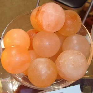 โคมไฟหินเกลือหิมาลัยสีชมพูธรรมชาติ 100% รูปทรงกลม ทำด้วยมือ สำหรับงานฝีมือตกแต่งสไตล์ธรรมชาติ - Product Image 5