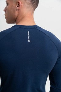 mens compression tshirt short and long sleeve gym fitness athletic wear <b>tight</b> fit quick dry breathable stretch sports training - Product Image 6