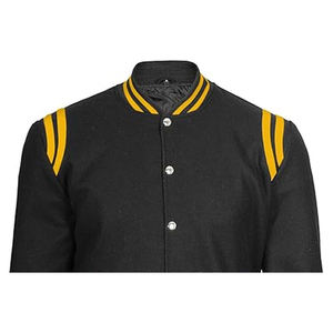 เสื้อแจ็คเก็ตวาร์ซิตี้ปักลายเชนิลล์แขนยาวสีสันตามสั่ง สไตล์สตรีทแวร์ สำหรับผู้ชายและผู้หญิง - Product Image 2