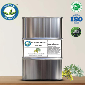 Aceite esencial de ajenjo de primera calidad (Artemisia absinthium) destilado al vapor, aceite de grado aromaterapéutico, exportador a granel en India - Product Image 3