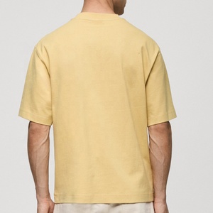 T-shirt ample et épais pour homme avec poches poitrine, coupe oversize et épaules tombantes, respirant - Product Image 3