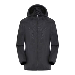 Chaqueta Impermeable para Hombre, Cortavientos Transpirable con Capucha, Servicio OEM con Logotipo Personalizado Disponible, Suministro de Fábrica - Product Image 6
