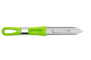 Couteau à éplucher en forme d'anneau, lame en acier inoxydable, outil d'épluchage de précision, poignée en plastique ambidextre, design durable, polyvalent pour la cuisine - Product Image 3