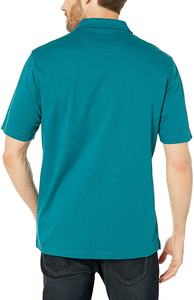 Meilleures ventes T-shirt en polyester et élasthanne avec logo personnalisé pour homme Polo de sport écologique de haute qualité en éponge à motif léopard pour homme - Product Image 3