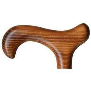 Canne de marche artisanale en bois poli, écologique et moderne, avec poignée élégante, durable, de la marque MN EXPORTS, objet de collection artistique - Product Image 1