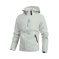 Veste bomber en coton respirant ultra-léger et écologique pour homme, avec empiècements |   Imperméable et coupe-vent |   Extérieur avant
