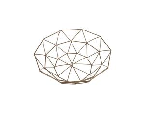 Panier de fruits en fil de fer de longue taille conçu sur mesure qualité d'exportation noir puissance enduit cuisine légumes stockage matériel métallique - Product Image 1