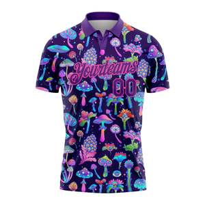 Camiseta Deportiva Polo Sublimada con Nombre/Número de Equipo Personalizado, MOQ Bajo, Elástica en 4 Direcciones, Secado Rápido, Fibra de Poliéster, Manga Corta - Product Image 6