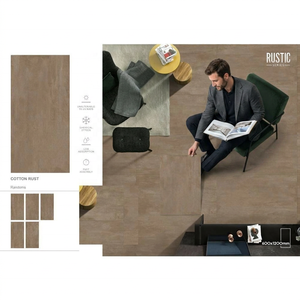 Carreaux de sol en porcelaine rustique effet marbre brillant 20 mm 600x1200 mm, couleur vert sauge, pour villas, avec mousse d'entretoise. - Product Image 6