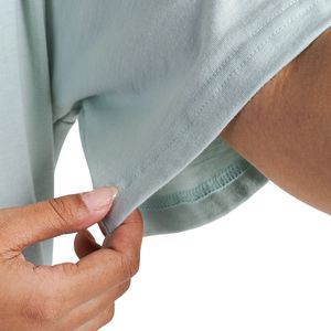 Camiseta Oversize Personalizada para Mujer, Ajuste Holgado, Informal, para Gimnasio, Transpirable, de Algodón Suave, para Fitness, Yoga, Running, Deportes, Lisa - Product Image 2