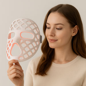 หน้ากากซิลิโคนเหลวแบบใหม่ รุ่นส่วนตัว ปี 2025 น้ำหนักเบาพิเศษ พร้อมไฟ LED โฟตอน ปรับแต่งสีแดง น้ำเงิน เหลือง สำหรับบำบัดผิว กระชับผิว - Product Image 3