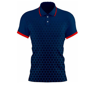 Vente en gros de tissu de maillot de sport à motif solide imprimé par sublimation personnalisé pour hommes et femmes OEM/ODM pour polos - Product Image 1