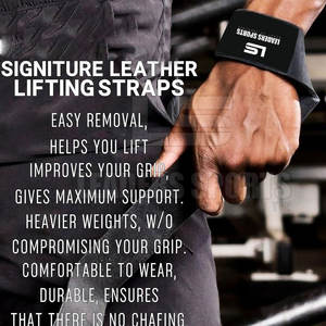 Correas de Cuero de Alta Calidad para Levantamiento de Pesas en el Gimnasio con Logotipo Personalizado - Soporte y Protección para el Fitness - Product Image 5