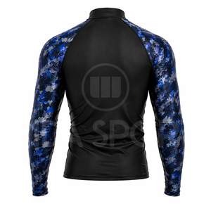 Trendy Men's UV Protection Rash Guard Long Sleeve Swim <b>Shirt</b> Quick Dry <b>Compression</b> Surfing Fishing Gym Workout Performance Wear - Product Image 2