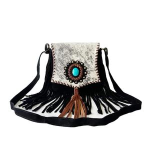 Eco-Friendly Bohemian Animal Print <b>Messenger</b> <b>Bag</b> Made Genuine Leather Lightweight Durable Design <b>for</b> <b>Women</b> Summer Autumn Winter - Product Image 1