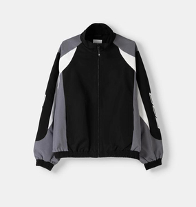Custom Mens Lightweight Sporty Colorblock Tracksuit Windproof Windbreaker Activewear Zip Jacket Jogger <b>Pants</b> Set - Product Image 1