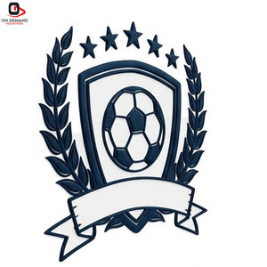 Écussons de football en acier durable, badges décoratifs écologiques pour vêtements et tenues d'équipes de football - Product Image 2