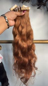 Extensiones de Cabello Humano Ondulado y Liso Natural, Ligeras y Ecológicas en Paquete a Granel - Product Image 2