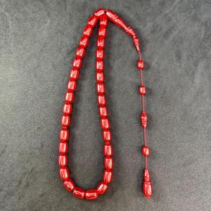 Tasbih artisanal en résine fait main, compteur de Dhikr islamique, élégantes perles de prière religieuses avec forme de hibou et thème ange - Product Image 6