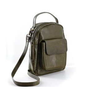 2026 New Luxury 100% Genuine Leather Side Crossbody Messenger Sling Bags For Business Travel With Adjustable Long Shoulder Strap - Product Image 1