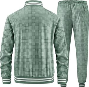 Ensemble de survêtement professionnel pour hommes, veste et pantalon de sport personnalisables avec logo - Product Image 3
