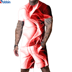 Conjunto unisex de pantalones cortos, ropa de diseñador para hombre, impresión digital, poliéster, conjunto de 2 piezas, conjunto deportivo para hombre, camiseta y pantalones cortos para gimnasio. - Product Image 6