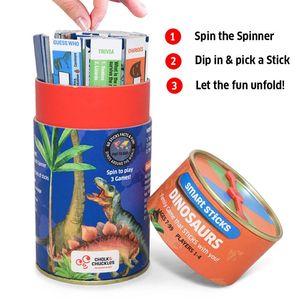Juego de Mesa de Dinosaurios Smart Sticks para Aprender de Forma Divertida con la Familia y Viajar - Product Image 3