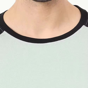 Ensemble deux pièces pour homme, coupe ajustée, de haute qualité, été, uni, vêtements de plein air, t-shirt et short, 100% coton, séchage rapide, respirant - Product Image 4