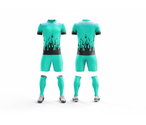 Uniforme Deportivo de Fútbol con Impresión Personalizada |   Tallas para Hombres, Mujeres y Jóvenes |   Ropa Deportiva Ligera de Secado Rápido para Entrenamiento - Product Image 5