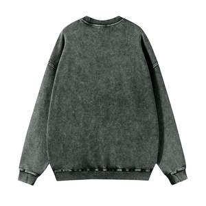 Sweat-shirts pour hommes de haute qualité, tendance, effet délavé, coupe ample, style streetwear - Product Image 3