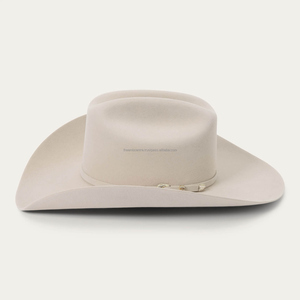 Chapeaux de cowboy occidentaux de mode | Chapeau en cuir de rodéo de logo personnalisé | Chapeaux faits à la main de qualité supérieure fournisseur OEM - Product Image 4